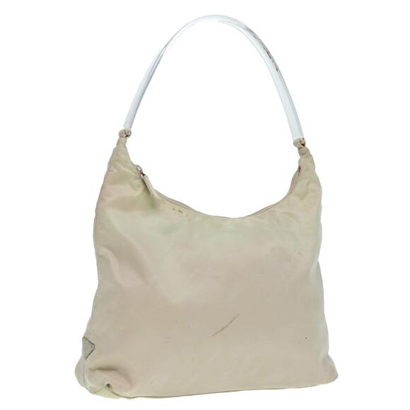 PRADA Hand Bag Nylon Beige - Picture 1 of 16